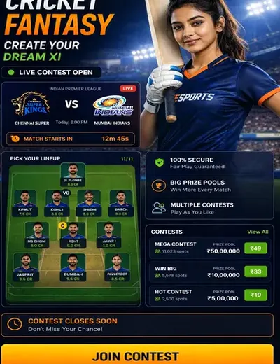 Getslots567 (567 slots) fantasy cricket & matchday visual 3